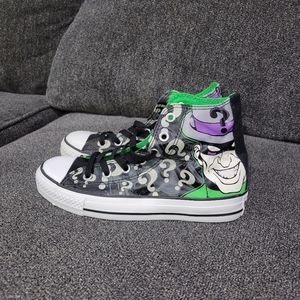 Joker RARE Converse Shoe DC COMICS Unisex Size 7 Women Size 5 Men